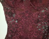La Perla genuine burgundy laces body Bodysuite La Perla genuine La Perla made in Italy, perfect conditions USA 34