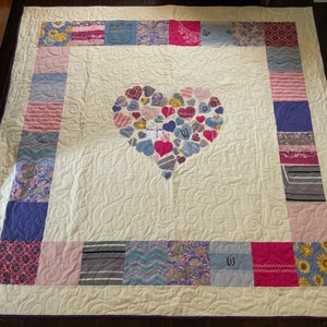 Digital Quilt Pattern Memorial Hearts Full of Love 60x60 image 3