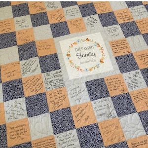 Finished Guestbook Quilt