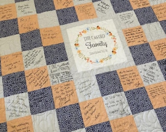 Finished Guestbook Quilt