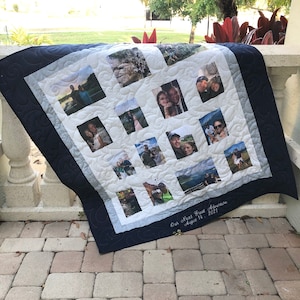 Family Photo Memory Quilt