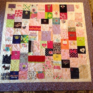Baby&#39;s 1st Year Keepsake Memory Quilt