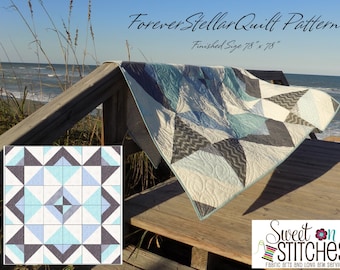 Forever Stellar Quilt Pattern & How 2 video