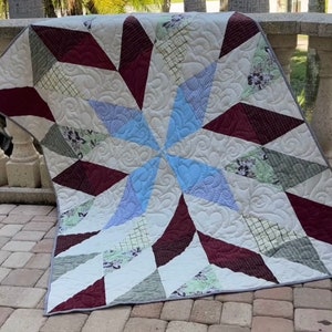 Custom Memorial Quilt - Starburst Quilt