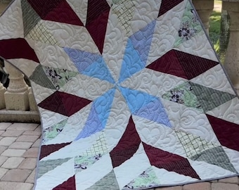 Custom Memorial Quilt - Starburst Quilt