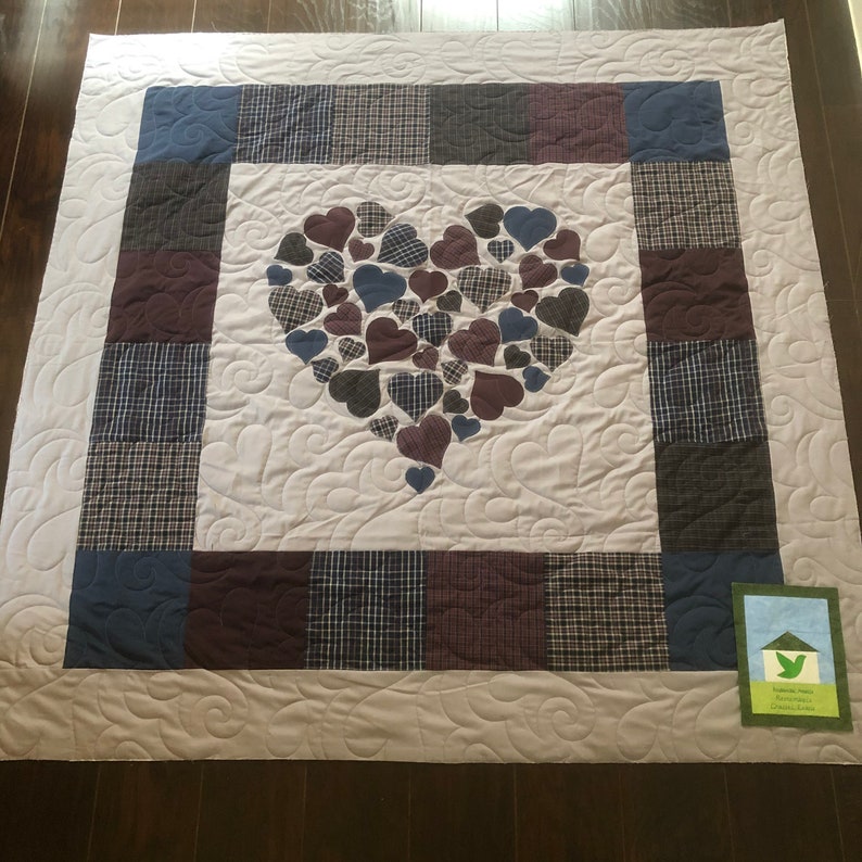 Memorial Patterns Digital Quilt Pattern Memorial Hearts Full of Love - Etsy
