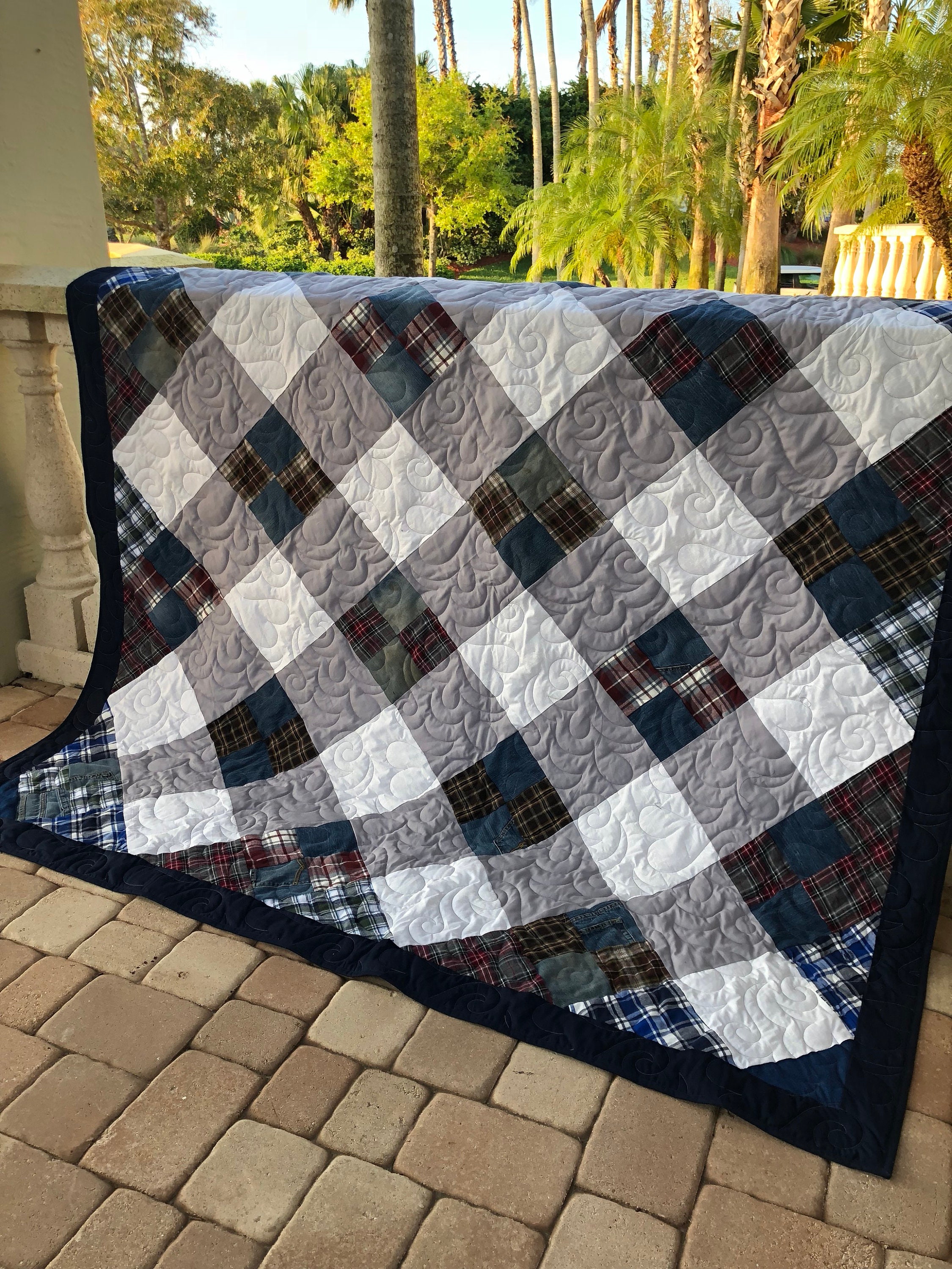 Memorial Patterns Custom Memorial Quilt / Memory Quilt - Etsy
