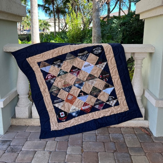 Baseball Cap, Hat or Head-cap Custom Quilt Memory Quilt - Etsy display picture 3