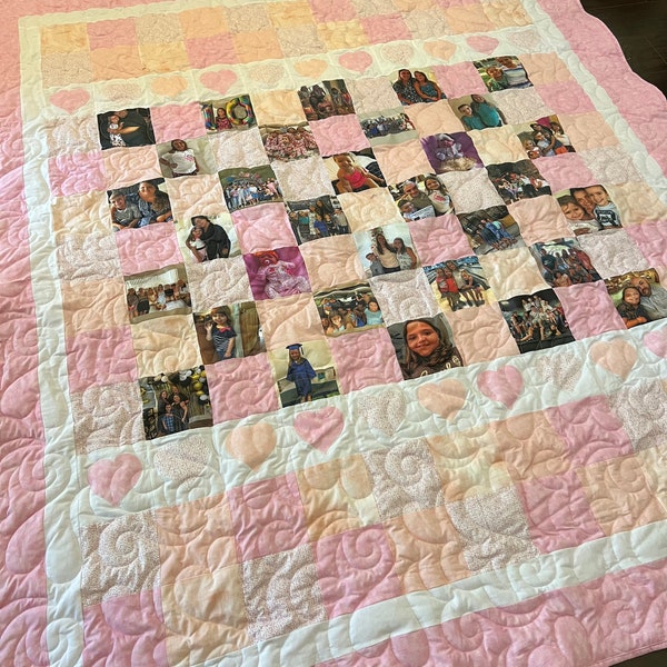 Photo Quilt Squares Etsy