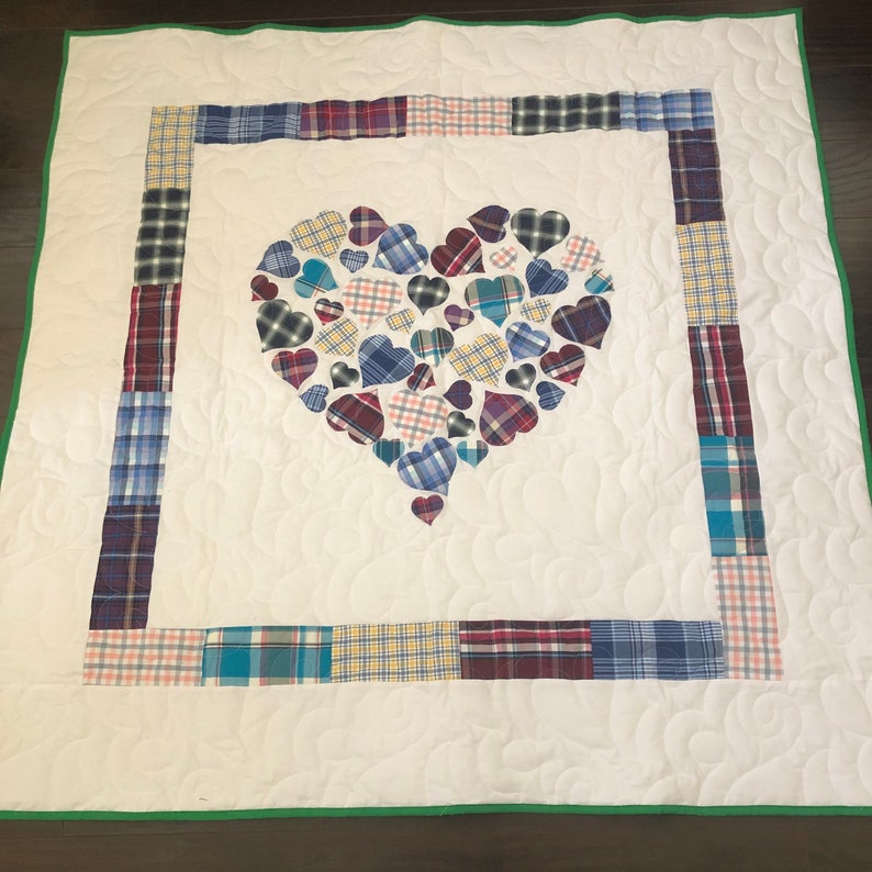 Digital Quilt Pattern Memorial Hearts Full of Love 60x60 image 10