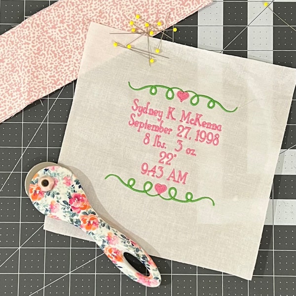 Embroidered Quilt Labels Etsy