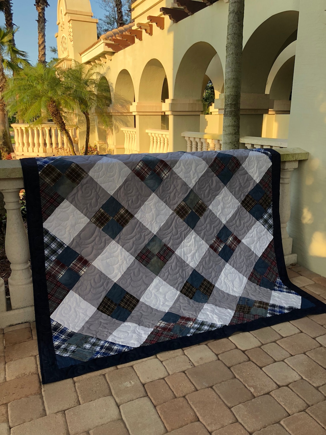 Memorial Patterns Custom Memorial Quilt / Memory Quilt - Etsy