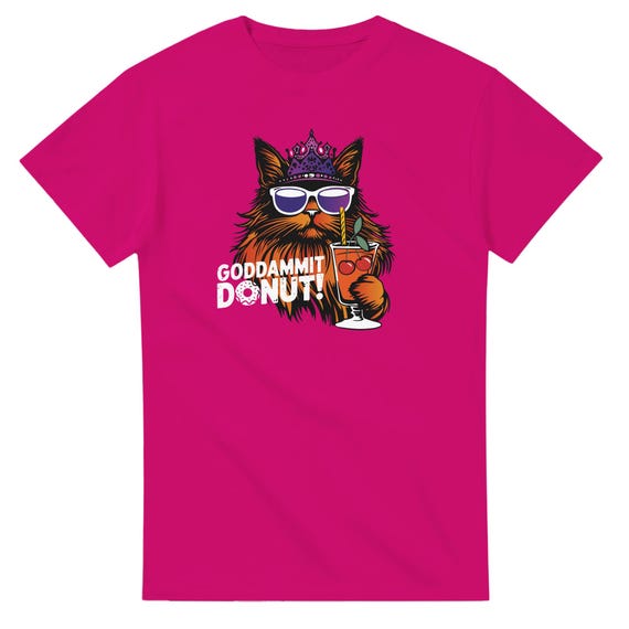 Goddammit Donut T-shirt - Princess Donut - Dungeon Crawler Carl