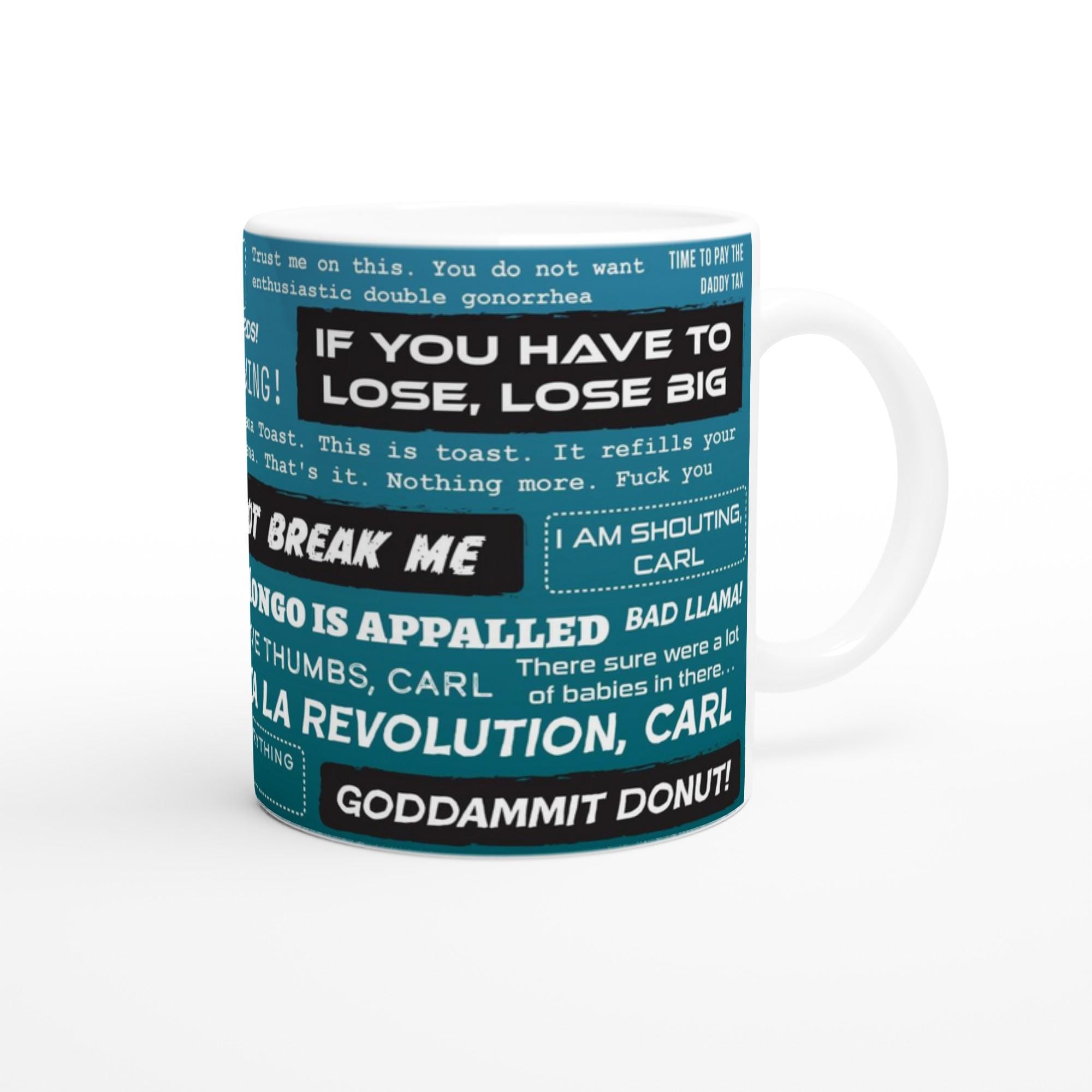 Dungeon Crawler Carl Quotes Mug - Teal - 11oz Ceramic Mug - Etsy