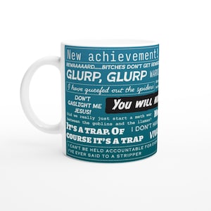 Dungeon Crawler Carl Quotes Mug - Teal -  11oz Ceramic Mug