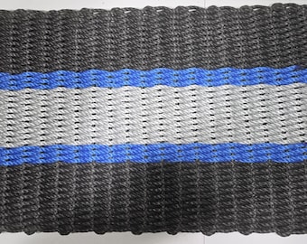 Handwoven Lobster Rope Doormat, Nautical Coastal Entryway Decor (24x36)