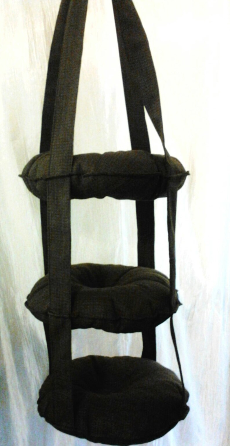 2 Tier Hanging Cat Cradle With Removable Hammock Option Etsy