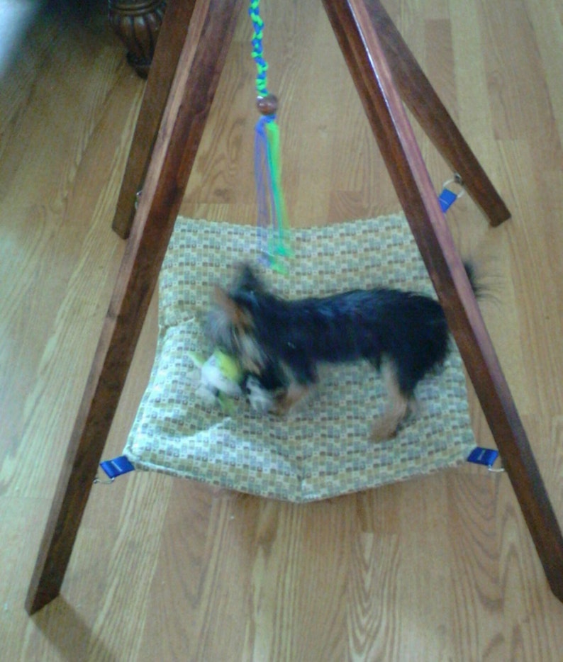 Double Teepee Cat Hammock Cat Furniture Pet Furniture Etsy