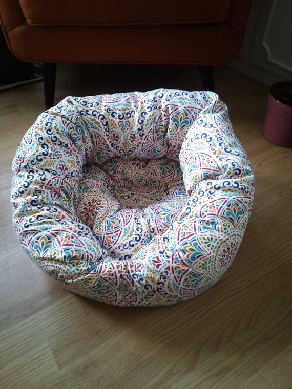 dog bed with removable pillow