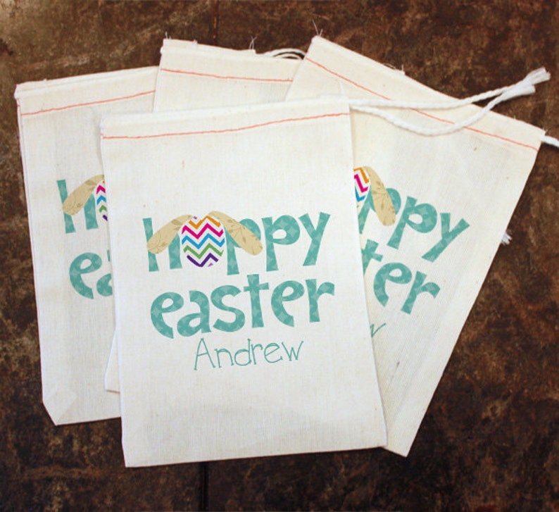 Easter Party Favors Kids Easter Bags / Easter Egg Hunt Gift Etsy