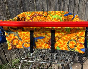 Shopping Cart Seat Cover, Lizards of all Colors