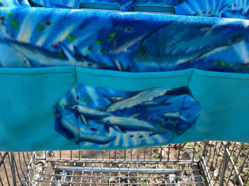 Shopping Cart Seat Cover, All the Whales in the Ocean image 5