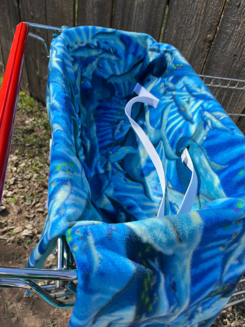 Shopping Cart Seat Cover, All the Whales in the Ocean image 4