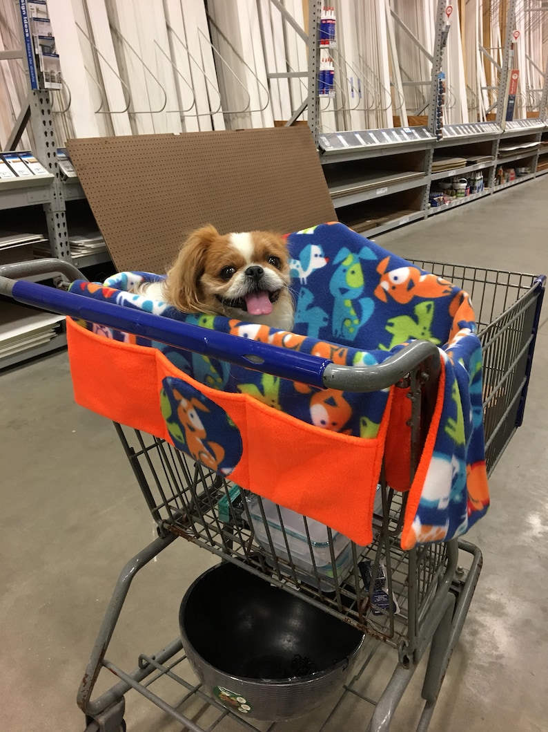 Shopping Cart Seat Cover for Pets. This cover is an example only. Please contact me for print options, or check out my other listings. image 5