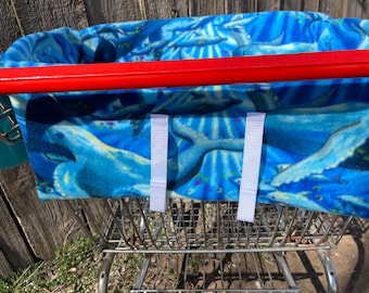 Shopping Cart Seat Cover, All the Whales in the Ocean