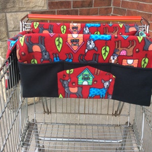 Shopping Cart Seat Cover for Pets. This cover is an example only. Please contact me for print options, or check out my other listings. image 3