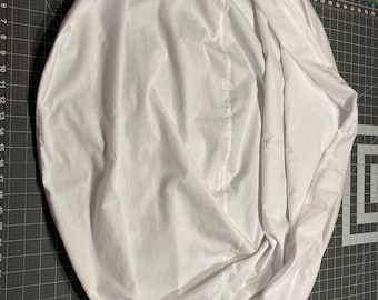 Six Panel 37” Beanbag Liner, white only