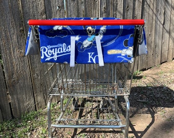 Shopping Cart Seat Cover, Kansas City Royals and Mickey Mouse