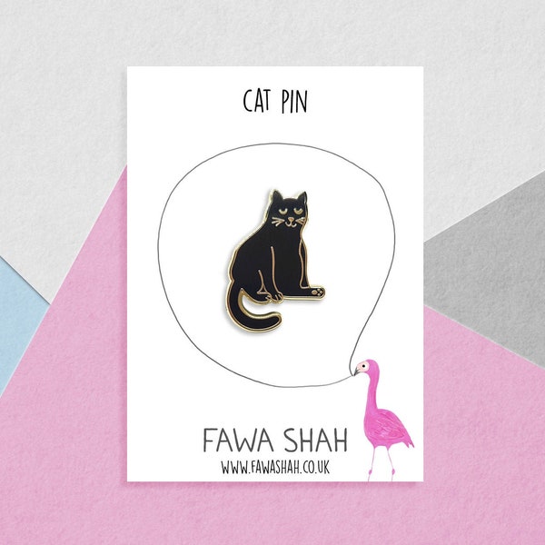 Cat Pin | Badge | Brooch | Hard Enamel | Jewellery | Jewelry