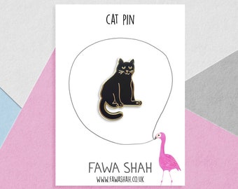 Katze Pin | Abzeichen | Brosche | Hard Emaille | Schmuck | Schmuck