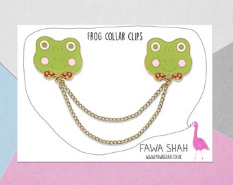 Frog Collar Chain | Hard Enamel Pin | Jewellery | Jewelry | Collar Chain | Fashion