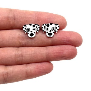 Dalmatian Earrings | Hand Painted | Jewellery | Jewelry | Dog Gift | Birthday Gift