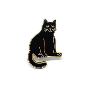 Cat Pin Badge Brooch Hard Enamel Jewellery Jewelry Pin
