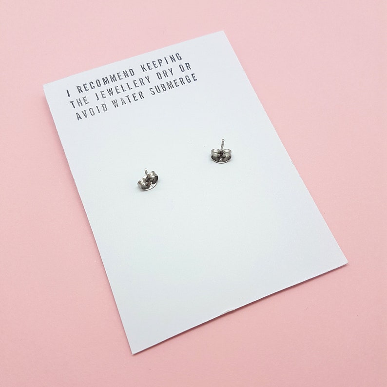 Goldfinch Earrings  Bird Stud  Handpainted  Post Stud  image 4