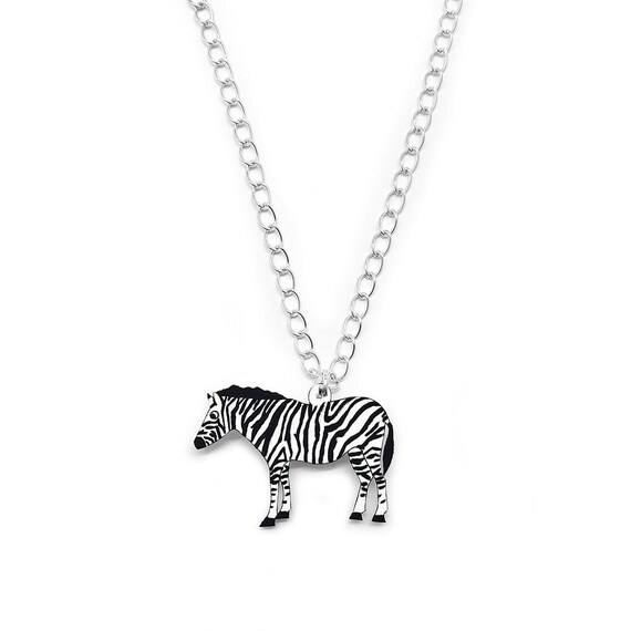 zebra necklace
