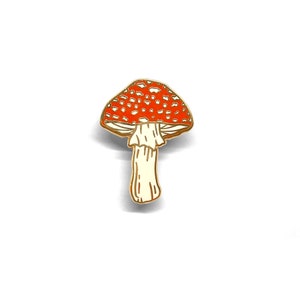 Mushroom Enamel Pin Badge Brooch Hard Enamel Jewellery Jewelry image 3