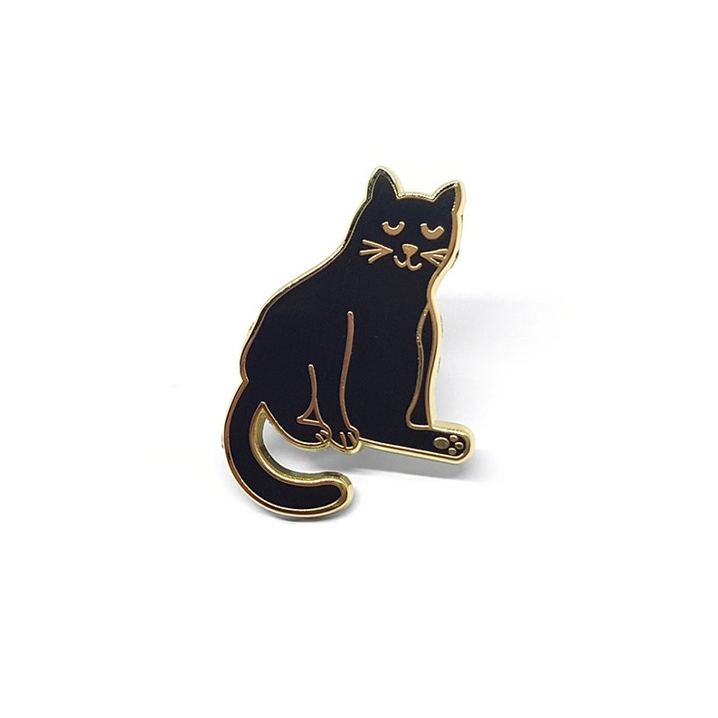 Cat Pin Badge Brooch Hard Enamel Jewellery Jewelry image 5