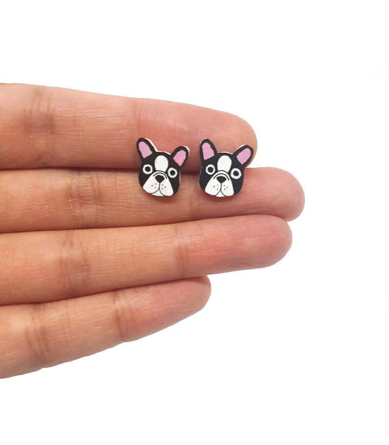Mavey Bulldog Earrings main image 1