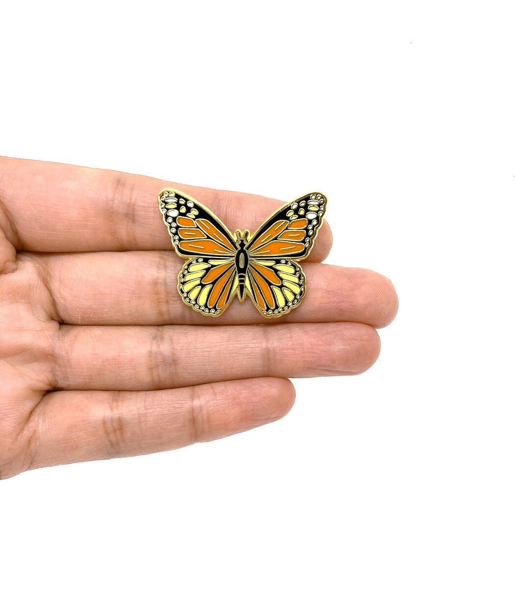 Butterfly Pin | Badge | Brooch | Hard Enamel | Monarch Butterfly | Jewellery | Jewelry