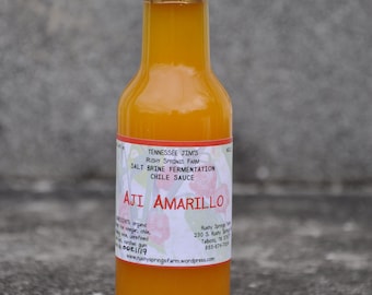 Aji Amarillo salt brine fermentation chile sauce (American variety), 5 oz