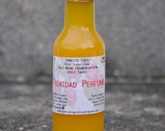 Trinidad Perfume salt brine fermentation chile sauce, 5oz