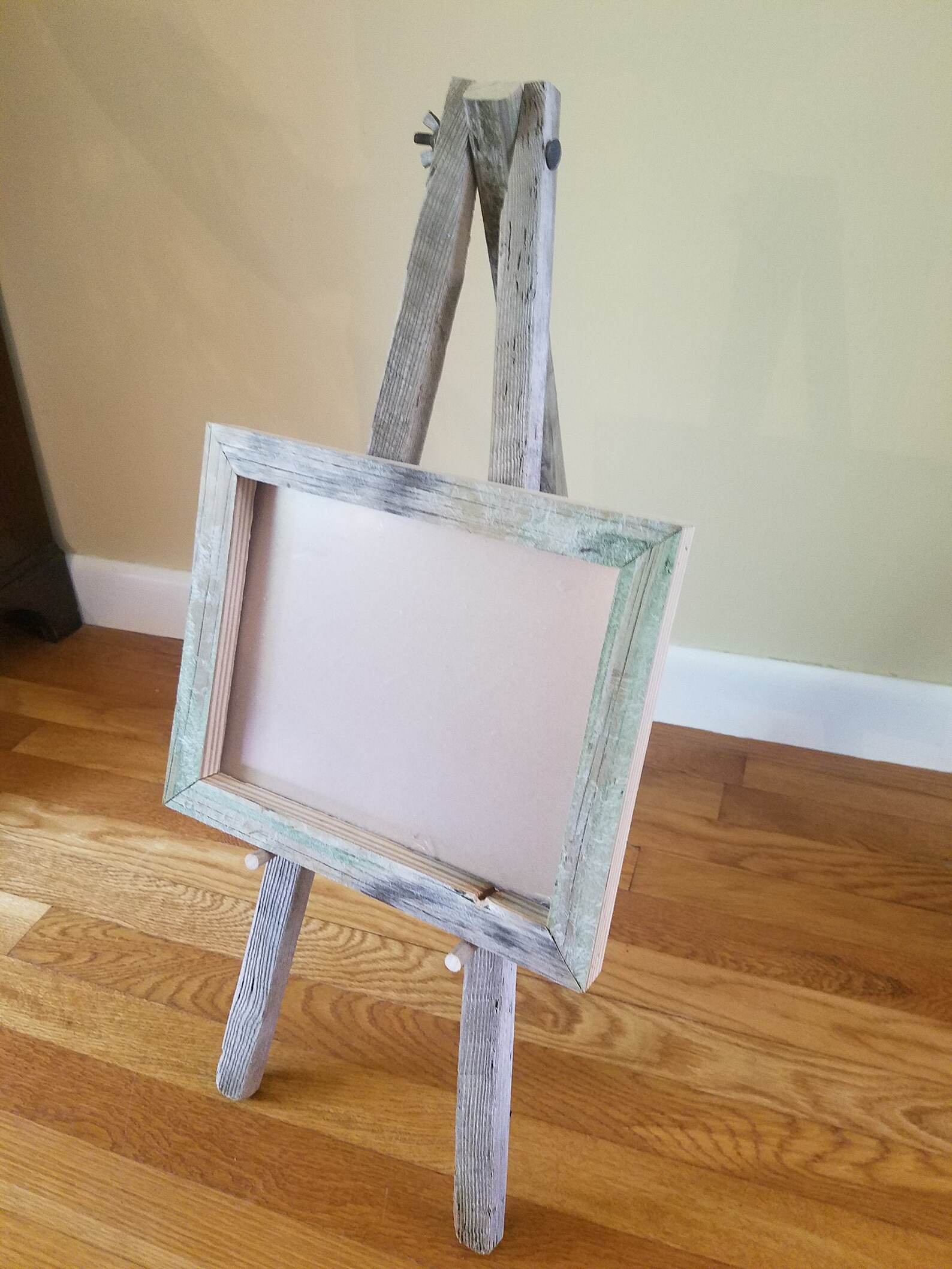 Wedding Driftwood Easel & Picture Frame 8x10 Custom Size Etsy