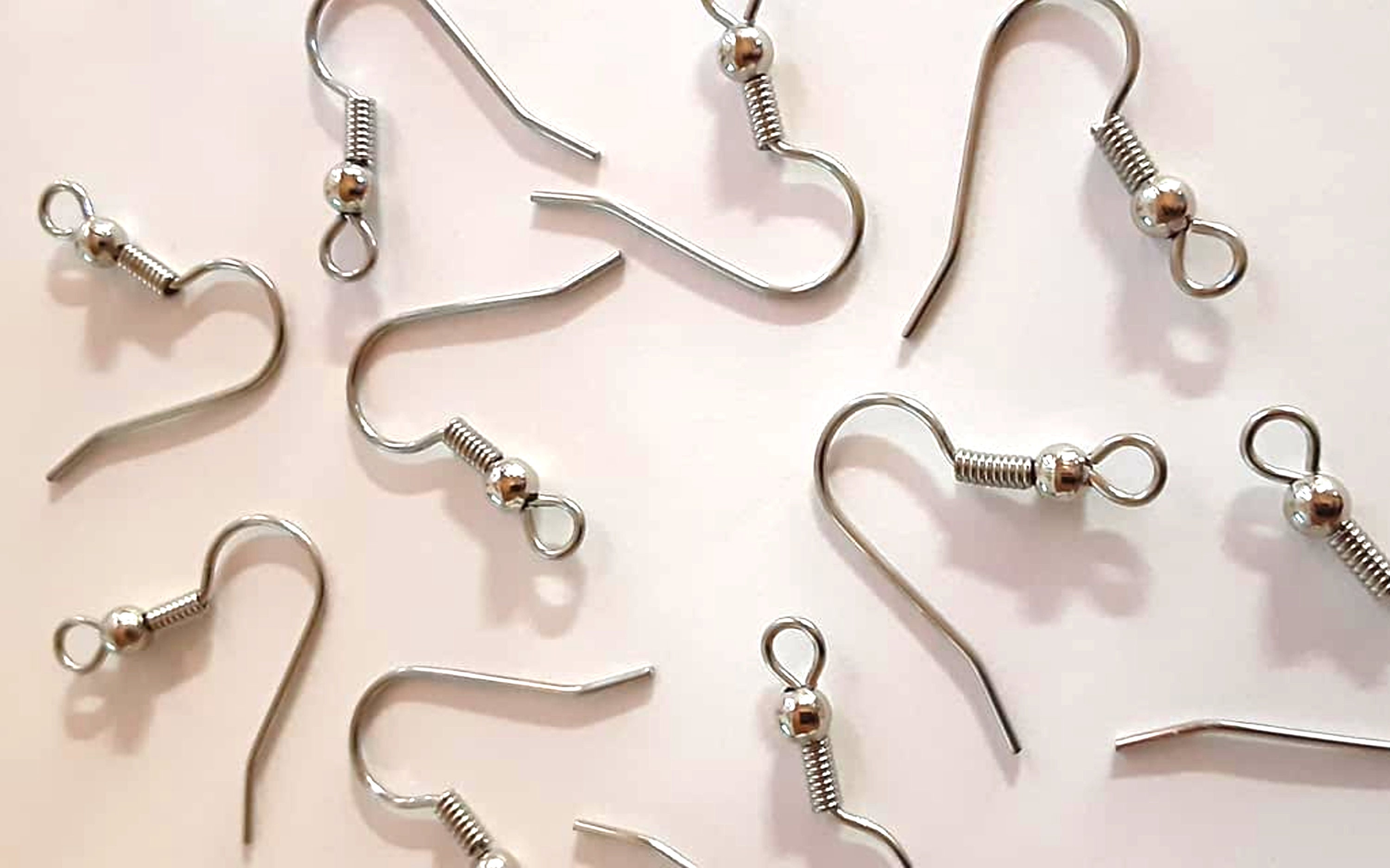 SALE: 5 PAIRS Ear Fishhooks, Fish Hook, Earring, Jewelry Supply, Finding,  Craft Supplies, Kallyco on  