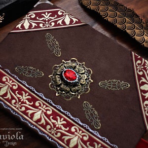 TUDOR BOOK gift set cover queen bookmark princess journal secret diary precious ruby decor christmas idea present for mother sister friends