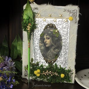 GREEN WITCH herbana JOURNAL fairy grimoire garden book of shadows witch journal gift for her sister siblings
