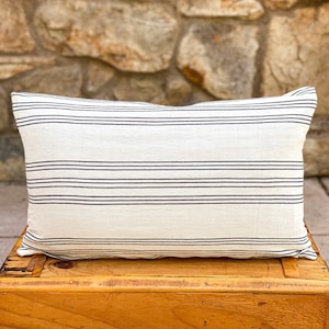 Turkish Linen Pillow, Linen Bedding, Lumbar pillowcase, Brown, Tan, Multiple Sizes, Throw pillow
